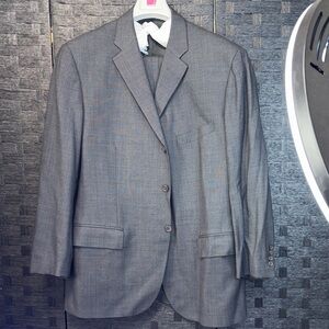 Ralph Lauren blue label extra fine virgin wool Charcoal 2 peace suit size 46